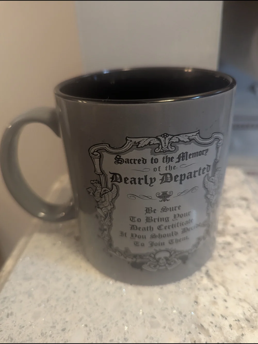 Disney Haunted Mansion Dearly Departed Ghosts Coffee Tea Mug Cup 20oz - Picture 3 of 6